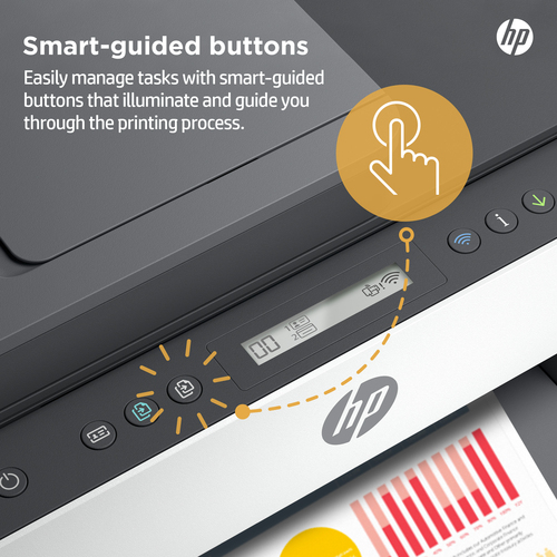 HP 7306 Smart Tank Inkjet Multifunction Printer - Copier/Printer/Scanner - 4800 x 1200 dpi Print