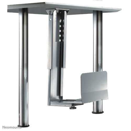 Newstar Under Desk PC Mount (Suitable PC Dimensions - Height: 39-54 cm / Width: 13-23 cm) - Silver - Vertical - 540 mm x 2