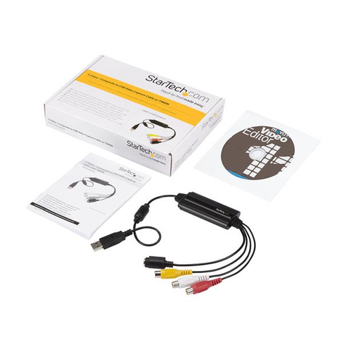 StarTech.com Video Capturing Device - External - Functions: Video Capturing - 720 x 576 - NTSC, PAL, SECAM - MPEG-1, MPEG-