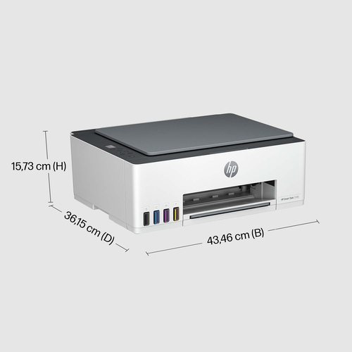 HP Smart Tank 5105 Wireless All-in-One Color Printer, Copier, Scanner. Print technology: Thermal inkjet, Printing: Colour 