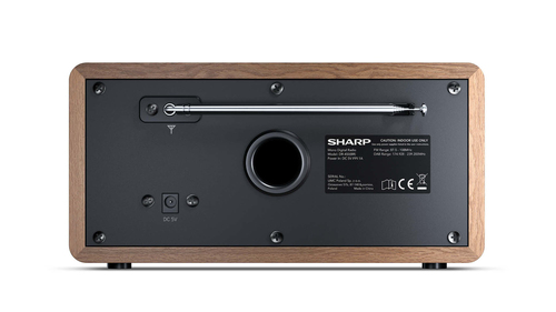 Sharp Desktop Uhrenradio - Mono - DAB, DAB+, FM - Lautsprecher