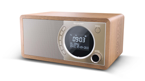 Sharp Desktop Uhrenradio - Mono - DAB, DAB+, FM - Lautsprecher