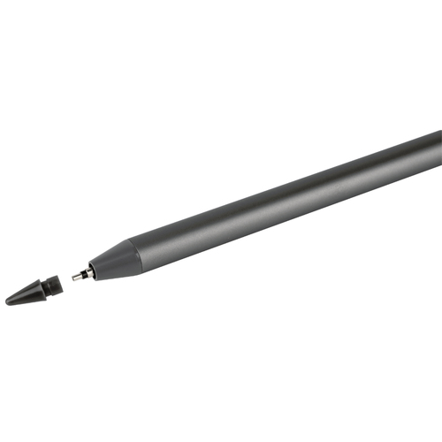 DEQSTER Stylus - 1 - Active - Replaceable Stylus Tip - Polycarbonate Plastic, Aluminium - Space Gray - Tablet PC Device Su