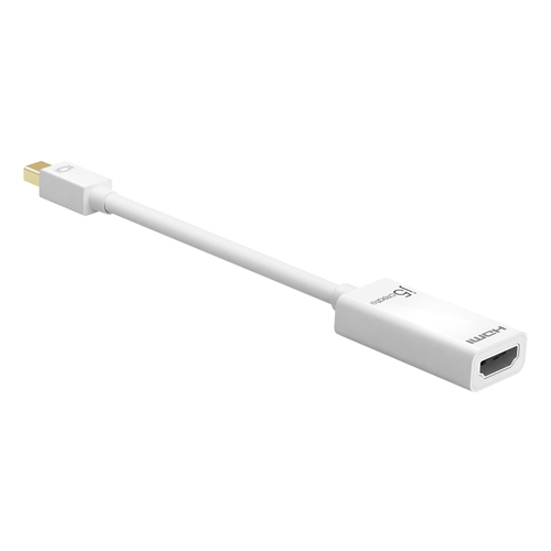 j5create JDA159 A/V Adapter - 1 x HDMI 1.4 Digital Audio/Video - Female - 1 × Mini DisplayPort 1.2 Digital Audio/Video - M