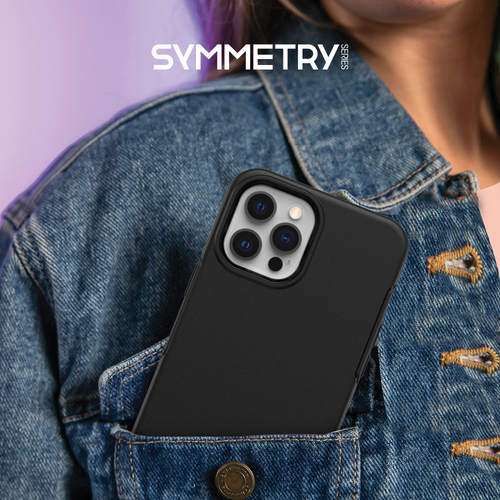 OtterBox Symmetry Estojo para Apple iPhone 12, iPhone 12 Pro Smartphone - Preto - Resistente a quedas, Resistente a golpes