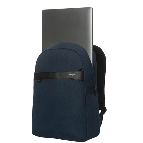 Targus GeoLite EcoSmart TSB96002GL Carrying Case (Backpack) for 38.1 cm (15") to 40.6 cm (16") Notebook - Navy - Water Res