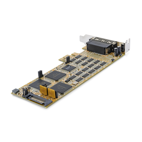 StarTech.com PEX16S550LP. Hostschnittstelle: PCIe, Ausgangsschnittstelle: Seriell, Formfaktor der Erweiterungskarte: Niedr