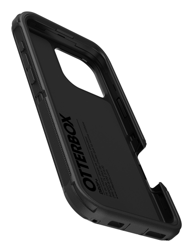 OtterBox Defender Estojo para Apple Smartphone - Texturizado - Preto - Varejo - 1 - Resistente a Danos, Resistente a queda
