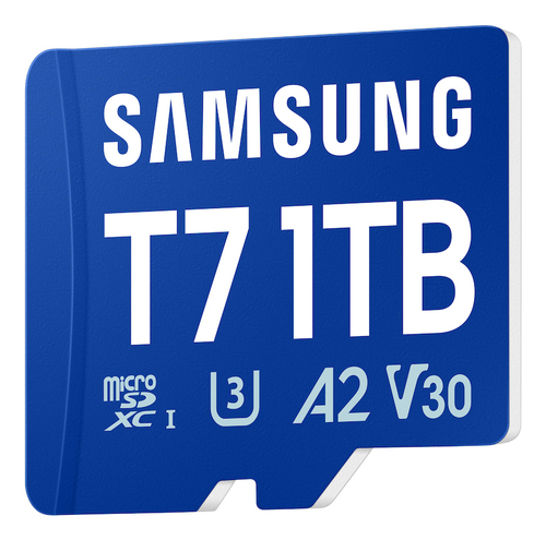 Carte microSDXC Samsung MB-MB1T0T - 1 To - Classe 10/UHS-I (U3) - V30 - 170 Mo/s en Lecture