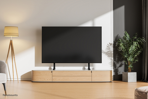 Neomounts Height Adjustable TV Stand - 45" (114.30 cm) to 90" (228.60 cm) Screen Support - 60 kg Load Capacity - 87.50 cm 