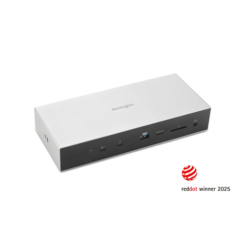 Kensington SD5000T5 Thunderbolt 5 Docking Station für Monitor, Workstation, Notebook - Ladefunktion - Speicherkartenleser 
