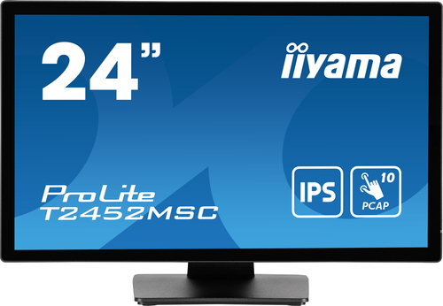 iiyama ProLite T2452MSC-B1 23.8" Full HD LCD Digital Signage Display - In-plane Switching (IPS) Technology - Touchscreen -