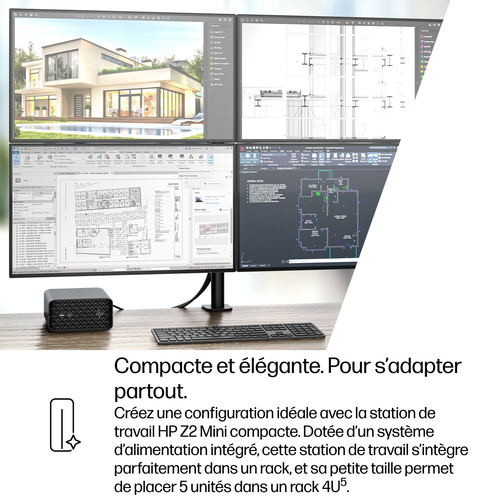 HP Z2MiniG1a RAIMP390 - Workstation - 64 GB. Processor frequency: 3.2 GHz, Processor family: AMD Ryzen AI Max PRO, Process