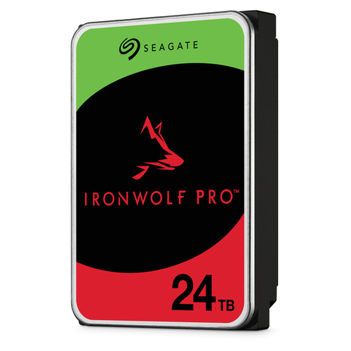 Seagate IronWolf Pro ST24000NT002 24 TB Hard Drive - 3.5" Internal - SATA (SATA/600) - Conventional Magnetic Recording (CM