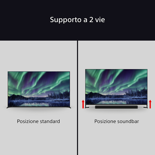 Sony K-55XR8M2. Dimensioni diagonale schermo: 139,7 cm (55""), Risoluzione del display: 3840 x 2160 Pixel, Tipologia HD: 4