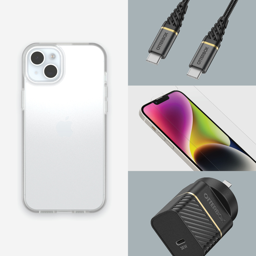 OtterBox React Estojo para Apple iPhone 14 Plus Smartphone - Claro - Varejo - Resistente a quedas, Resistente a arranhões 