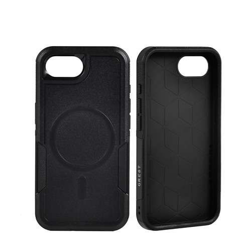 GRE8T PRO PROTECTIVE CASE MAGSAFE IPHONE 16E/17E BLACK B2B