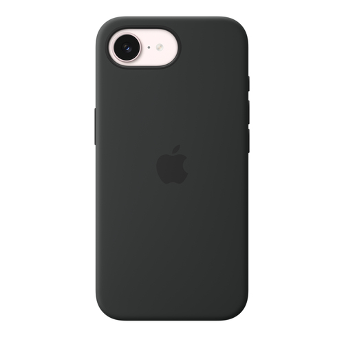 Apple Hülle Smartphone - Schwarz - Seidig, Softtouch - Kratzfest, Sturzsicher - Silikon, MicroFiber - Kann drahtlos gelade