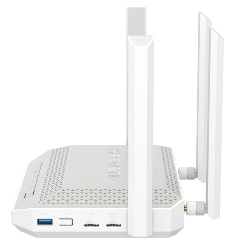 Hopper 4G+  Modem Router 4G+ dual SIM, Wi-Fi 6 AX3000 mesh, smart switch 5 porte Gigabit, 1 porta USB 3.0 multifunzione
