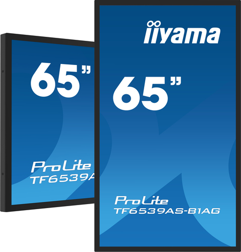 iiyama TF6539AS-B1AG. Produktdesign: Kiosk-Design. Bildschirmdiagonale: 163,8 cm (64.5"), Bildschirmtechnologie: LED, Disp