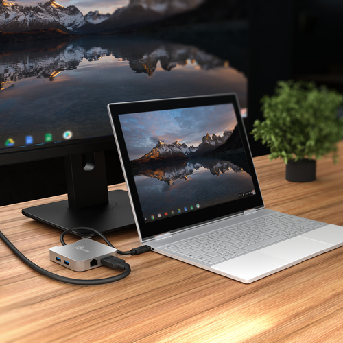 j5create Elite JCD391-N 5 Anschluss(e) USB-Typ C Docking Station für Notebook, Tastatur, Maus, Flash-Laufwerk, Tablet, Sma