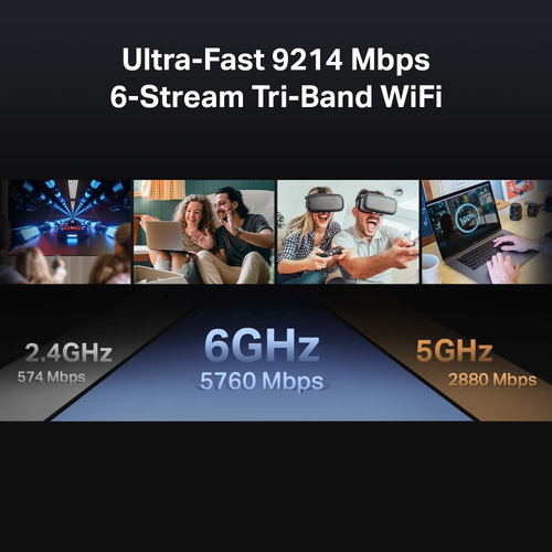 Routeur sans fil TP-Link Archer BE9300 - Wi-Fi 7 - Triples Bandes - 2,40 GHz Bande ISM - 5 GHz Bande UNII - 4 x Port résea