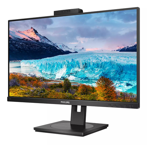 Monitor LCD Philips 272S1MH 685,8 mm (27"") Class Webcam Full HD Schermo curvo - 16:9 - Nero tessuto - 68,6 cm (27"") View