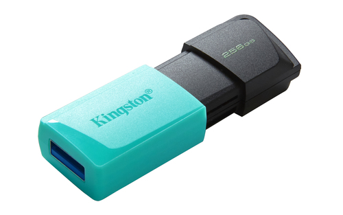 Kingston DataTraveler Exodia M DTXM 256 GB USB 3.2 (Gen. 1) Typ A Flash-Laufwerk - Schwarz, Teal - 1 Pack