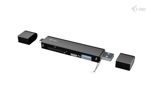 i-tec USB-C/USB-A Dongle SD, TF and 2x USB (1x USB-A, 1x USB-C). Host interface: USB 3.2 Gen 1 (3.1 Gen 1) Type-A + Type-C