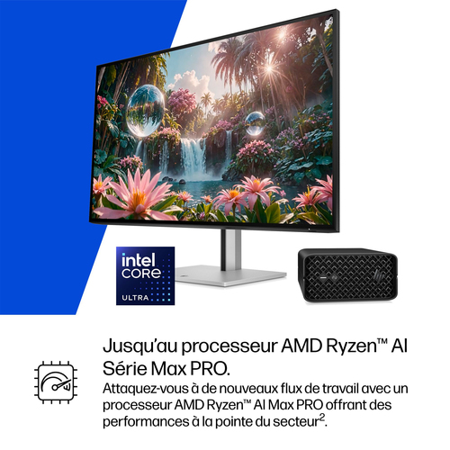 HP Z2MiniG1a RAIMP390 - Workstation - 64 GB. Processor frequency: 3.2 GHz, Processor family: AMD Ryzen AI Max PRO, Process