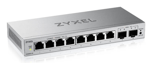 ZYXEL GS1200 GS1200-10v3 8 Ports Manageable Ethernet Switch - Gigabit Ethernet - 10/100/1000Base-T, 1000Base-X - 2 Layer S