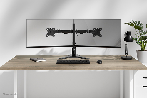Neomounts Height Adjustable Monitor Stand - 25.4 cm (10") to 81.3 cm (32") Screen Support - 12 kg Load Capacity - LCD Disp