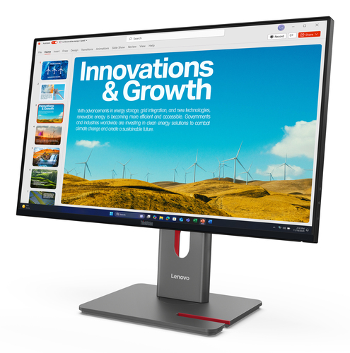 Lenovo ThinkVision P24QD-40 24" Class WQHD LED Monitor - 16:9 - Eclipse Black - 60.5 cm (23.8") Viewable - In-plane Switch