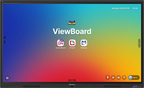 ViewSonic IFP6541-1-1C 1651 mm 4K UHD LCD Collaboration Display - Infrared - Touchscreen - 3840 x 2160 - 350 cd/m² - 2160p