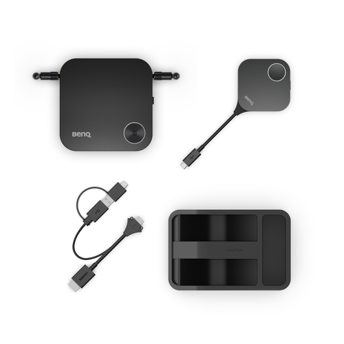 BenQ InstaShow WDC15. Formfaktor: Desktop, Produktfarbe: Schwarz, Gehäusematerial: Acrylnitril-Butadien-Styrol (ABS), Eise