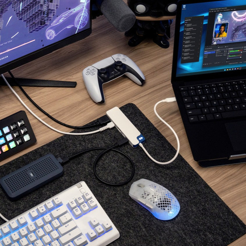 Targus HyperDrive Flex HD4101BUGL USB-Typ C Docking Station für Notebook, Tastatur, Festplatte, Tablet-PC, Monitor, Deskto