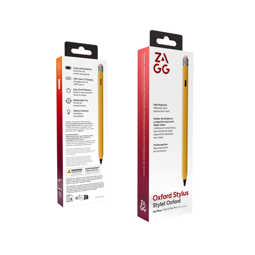 ZAGG OXFORD STYLUS IPAD PEN YELLOW