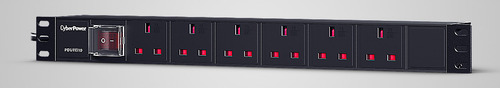 CyberPower PDU11310. PDU types: Basic, Rack capacity: 1U, Type: Single-phase. AC outlets quantity: 6 AC outlet(s). Cable l