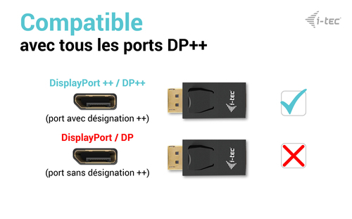 Adaptateur A/V i-tec - 3840 x 2160 Supported - Noir