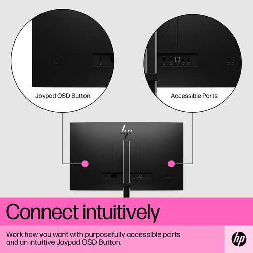 HP E24t G5 FHD Touch Monitor. Display diagonal: 60.5 cm (23.8"), Display resolution: 1920 x 1080 pixels, HD type: Full HD,