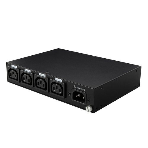 Lindy 32622. PDU types: Metered, Switched, Rack capacity: 1U, Housing material: Metal. AC outlets quantity: 4 AC outlet(s)