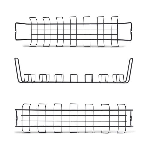 StarTech.com S1MB-DESK-CABLE-TRAY. Typ: Kabelkorb, Zweck: Tisch/Bank, Produktfarbe: Schwarz. Breite: 132,5 mm, Tiefe: 615 
