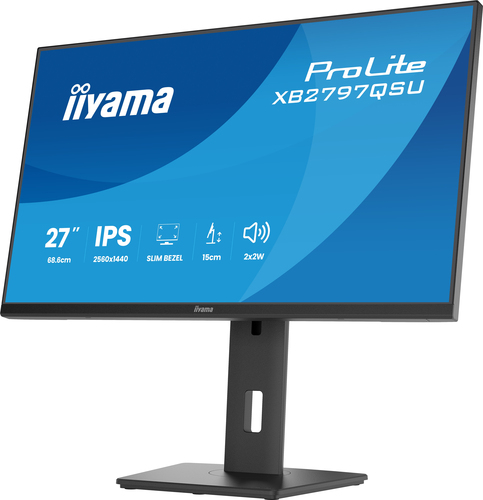 iiyama ProLite XB2797QSU-B1. Display diagonal: 68.6 cm (27"), Display resolution: 2560 x 1440 pixels, HD type: Quad HD, Di