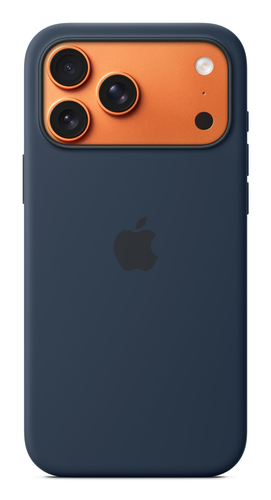 Apple Hülle für Apple iPhone 17 Pro Max Smartphone - Mitternacht - Softtouch, Seidig - Kratzfest, Sturzsicher - Silikon, M