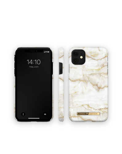 IDEAL FASHION CASE IPHONE XR/11 GOLDEN PEARL MARBLE