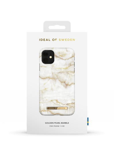 IDEAL FASHION CASE IPHONE XR/11 GOLDEN PEARL MARBLE