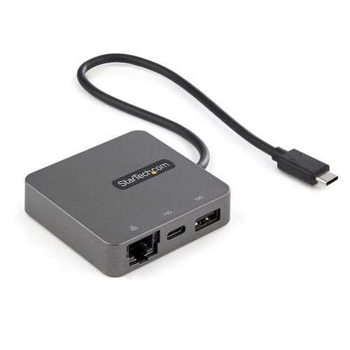 StarTech.com USB-C Multiport Adapter - USB 3.1 Gen 2 Type-C Mini Dock - USB-C to 4K HDMI or 1080p VGA - 10Gbps USB-A & USB