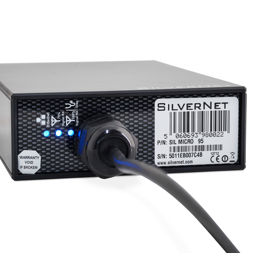 SilverNet SIL MICRO, Network bridge, 100 Mbit/s, Wi-Fi, Ethernet LAN, Wall mountable, Black, White