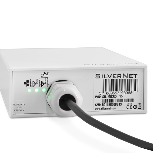 SilverNet SIL MICRO, Network bridge, 100 Mbit/s, Wi-Fi, Ethernet LAN, Wall mountable, Black, White