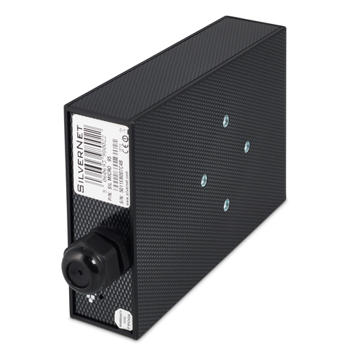 SilverNet SIL MICRO, Network bridge, 100 Mbit/s, Wi-Fi, Ethernet LAN, Wall mountable, Black, White